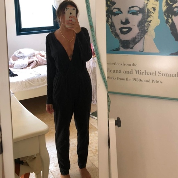 American Apparel Black Jumpsuit - Picture 2 of 4